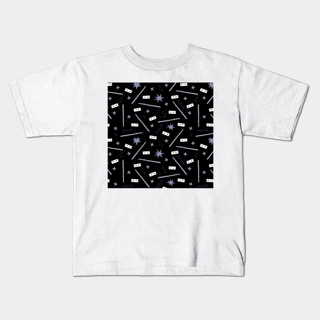 Ninja Pattern Kids T-Shirt by XOOXOO